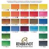 Peintures aquarelle - REMBRANDT - 24 couleurs extra-fines - Étui métallique - Pinceau inclus - Mixte