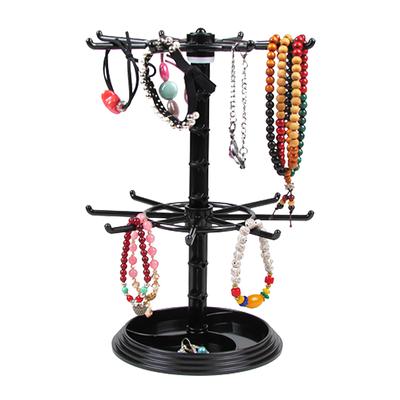 Kunststoffständer für Ohrstecker, Anhänger, Armbänder, Schmuck, drehbar