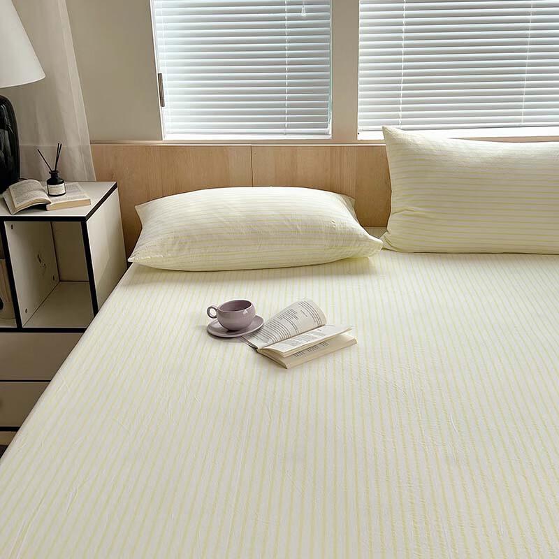 OEING Solid Yellow Dormitory Bed Duvet Cover