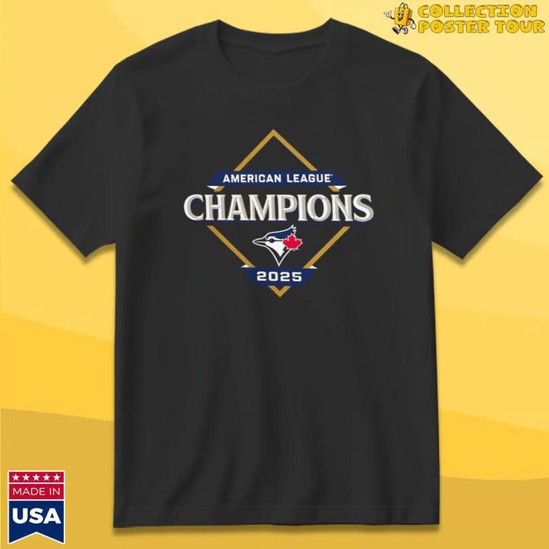 

Blue Jays 2025 American League Champions Locker Room T-Shirt Unisex T-Shirt XXL