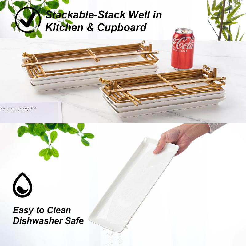 3 Tier Serving Tray Serving Stand With Serving Dishes For Dessert Table Display Set Large Platters For Entertraining