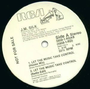 

12inch Record J.M. SILK Let The Music Take Control 55981RD RCA 1987 Canada Dance Electronica Used