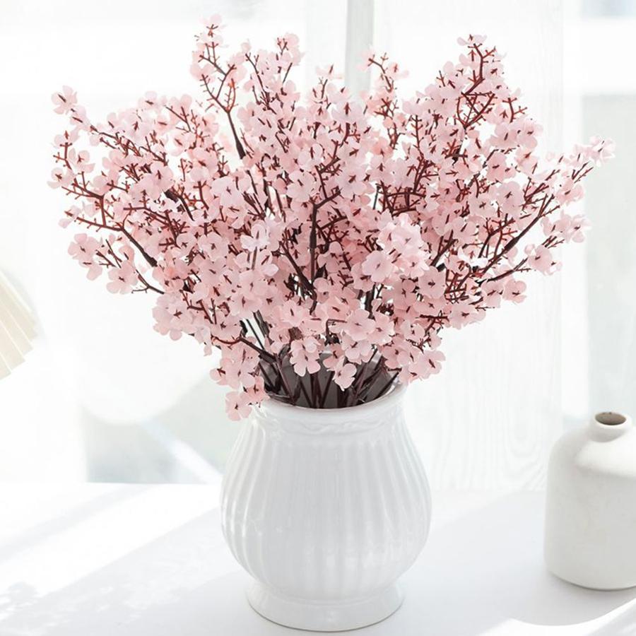 1/3pcs Artificial Flower Silk Gypsophila Home Room Table Outdoor Yard Garden Arch Wedding Bridal Bouquet Festival DIY Gift Decor