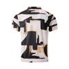 New Men's 3D Digital Printed Short Sleeve Casual Zipper Polo Shirt Summer Fashion T-shirt