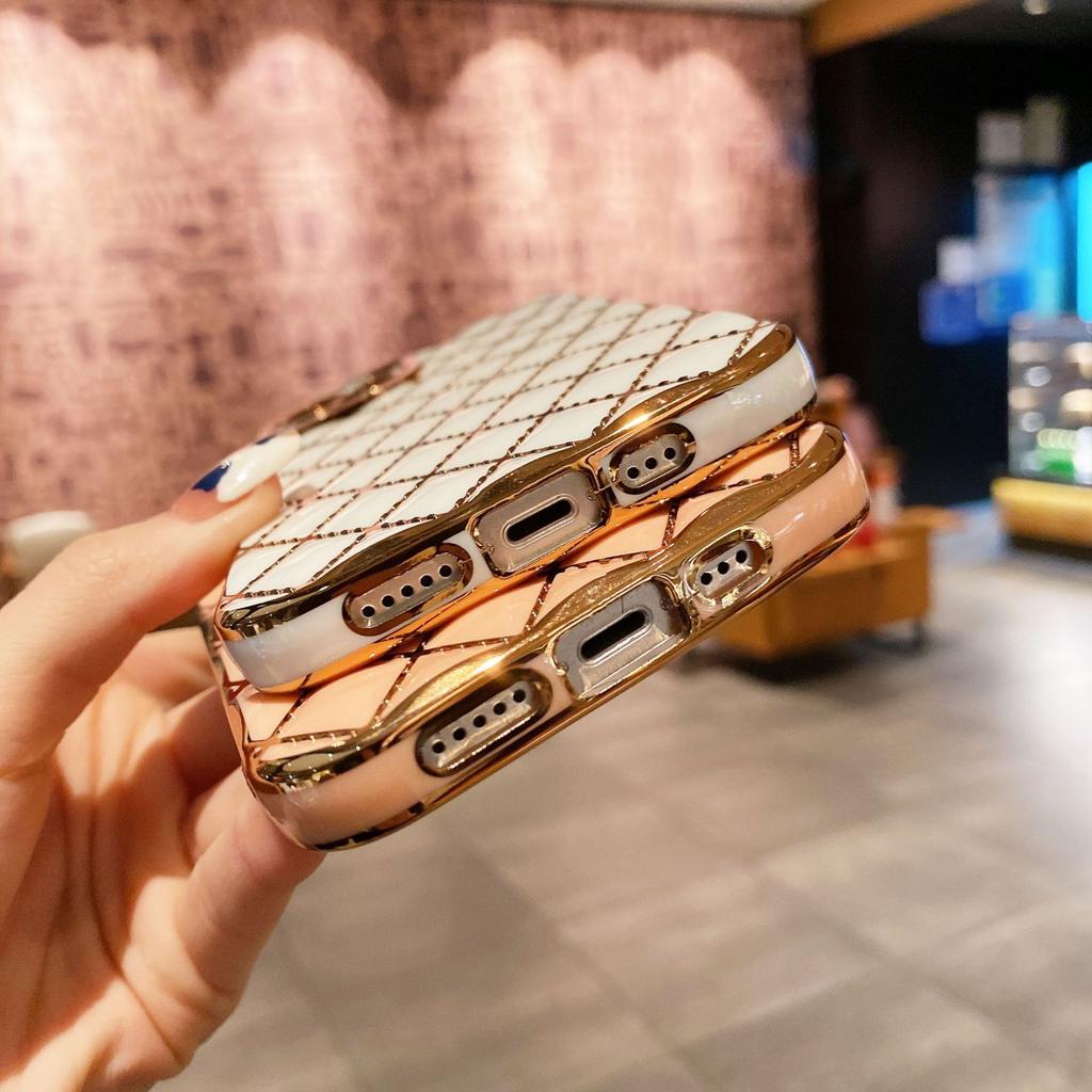 For iPhone 14 Case Scratch-resistant TPU Electroplated Smart Phone Cover