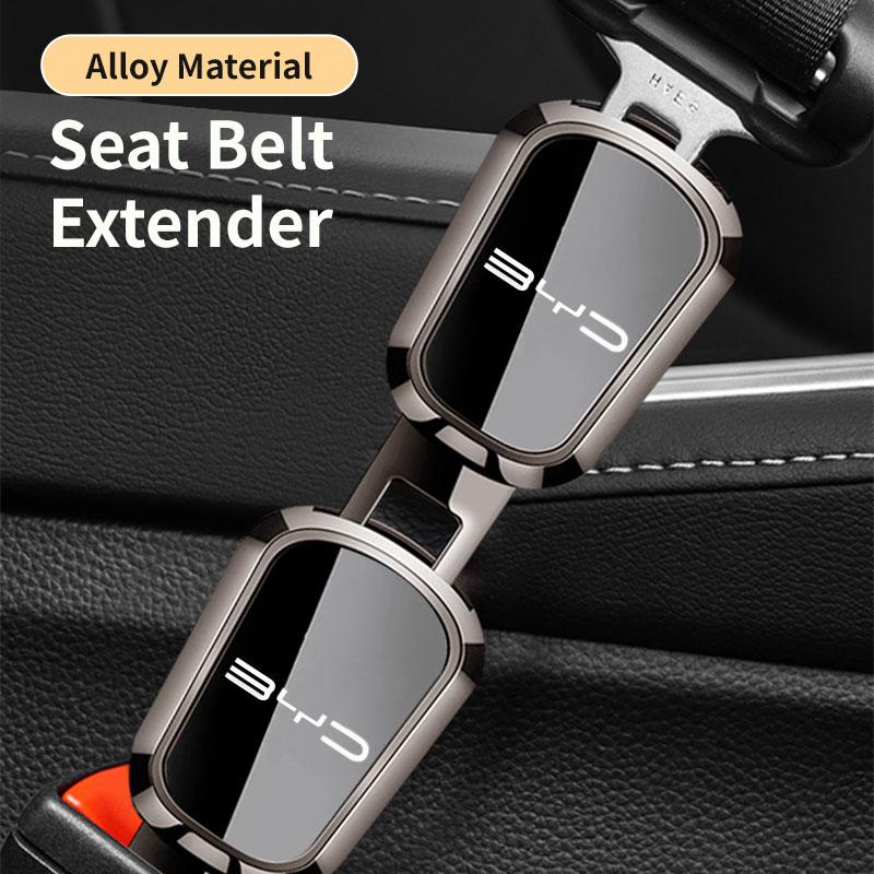 BYD Car Seat Belt Extender Clip Buckle Universal Zinc Alloy Safety Belt Extension Insert Lock Socket for Comfortable Driving