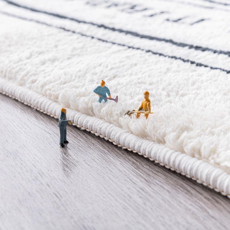 Light Color Retro Carpets for Living Room Original Kids Bedroom Carpets Large Size Entrance Rugs Room Decor Table Floor Mats