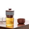 Wanchunhe Zisha & Glass Self-Brewing Tea Set