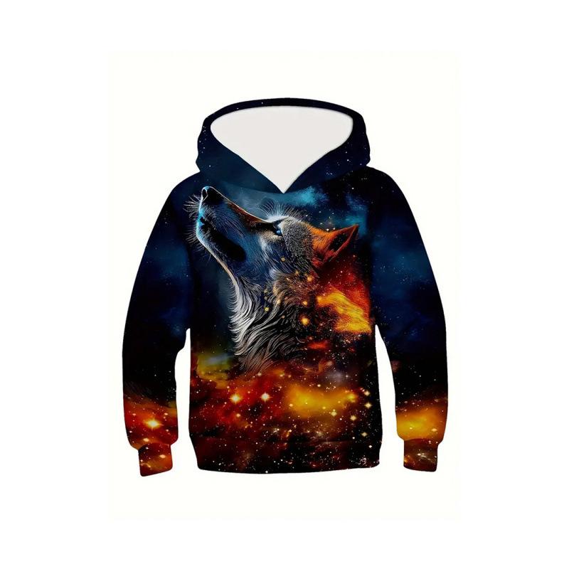 

Осінні 3D толстовки з принтом тварин, модні повсякденні з довгим рукавом для дітей-хлопчиків 120