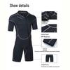 Longchan Men's Short Sleeve Diving Wetsuit