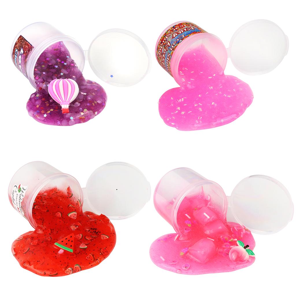 Pink Style Assorted Slime Toys, Handmade Diy Relaxation Toy Nice Decor Good Gift For Kidss, A Total Of 9 Styles