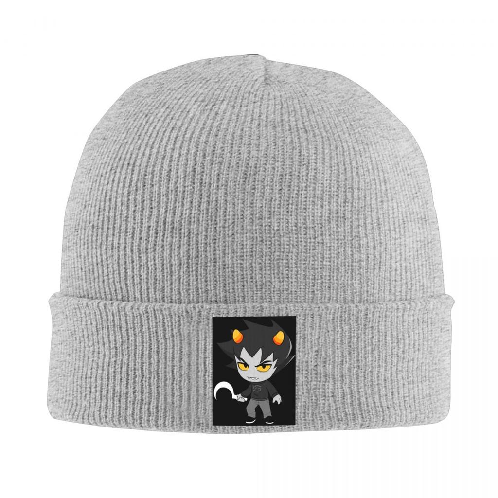Homestucks Karkat Vantas Warm Knitted Cap Hip Hop Bonnet Hat Autumn Winter Outdoor Beanies Hats for Men Women Adult