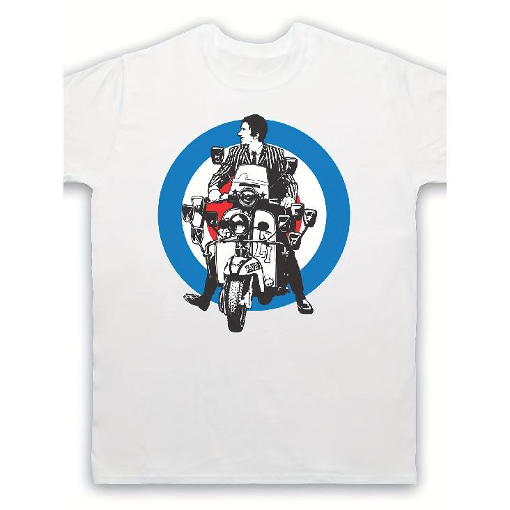 Men s & Women s Jimmy Mod Quadrophenia Target Symbol Unofficial Film T-Shirt - White | Iconic Quadrophenia Logo Print, Casual Round Neck Tee, Unisex S белый
