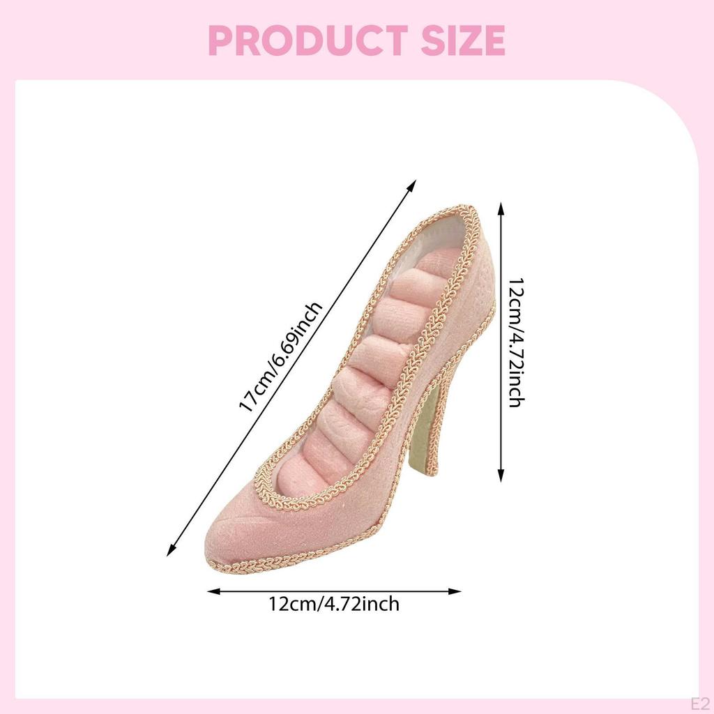 Schmuckständer Dekor Damen Multifunktionale Aufbewahrung High Heels Organizer für Zuhause