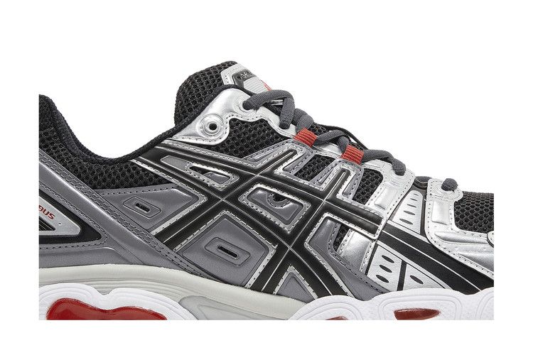 Men's Sneakers ASICS Gel-Nimbus 9 Graphite Grey Red Graphite Grey/Pure Silver