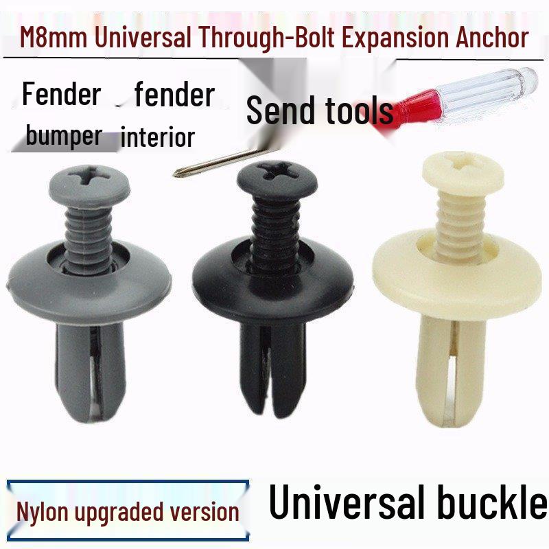 Screw Card Through-hole Nail Decorative Panel Door Fixing Expansion Rivet Clip Cover