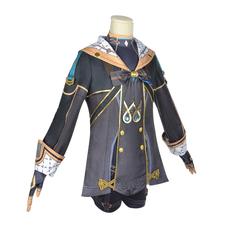 Freminet Cosplay Kostüm Perücke Schuhe Fontaine Uniform Stiefel Spiel Halloween Karneval Party Outfits