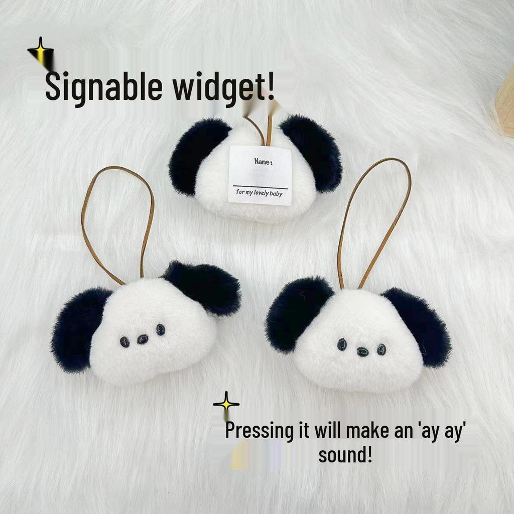Pochacco Herfst & Winter Piepend Sleutelhanger Pluche: ID-tag en rugzakbedeltje voor beste vrienden & stellen