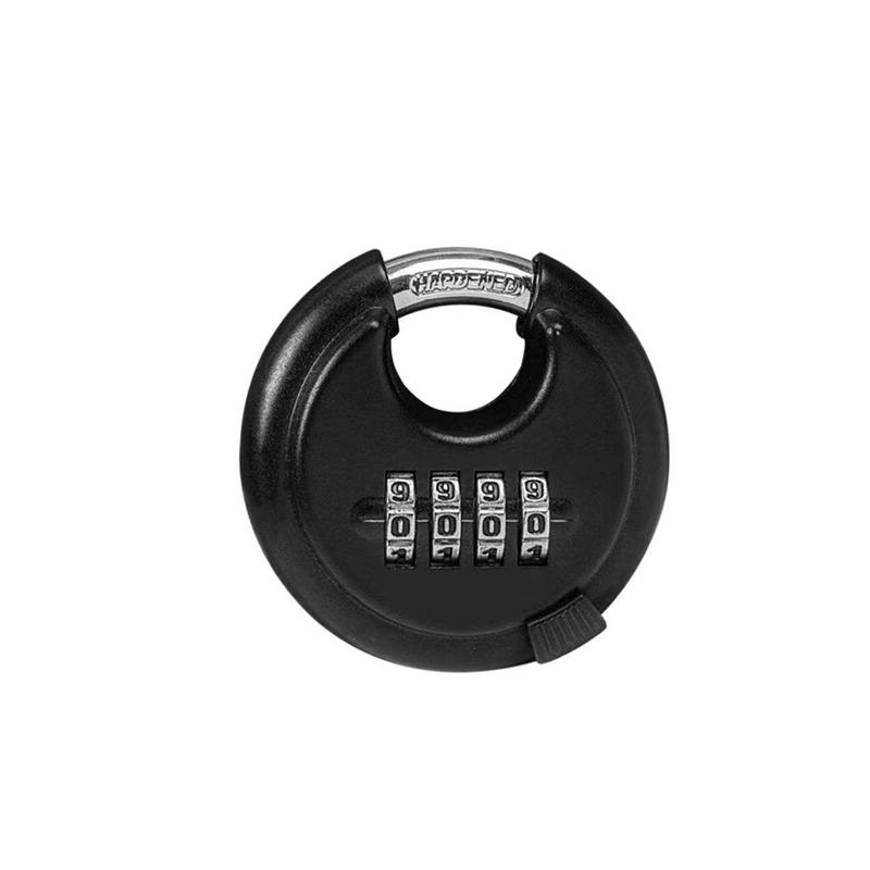 Smart Combination Disc Padlock Stainless Steel and Zinc Alloy Waterproof Function Safe Locks MD (as the picture,Zinc Alloy)