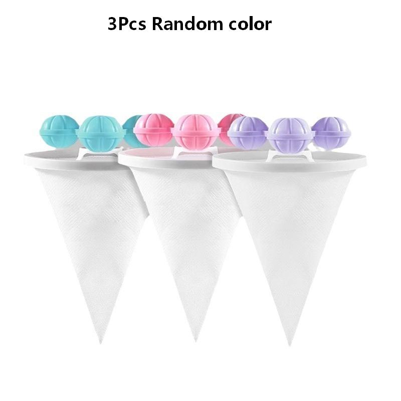 Washing Machine Lint Filter Ball Floating Hair Catcher Reusable Laundry Lint Remover Anti Clog Home Clothes Washing Accessories