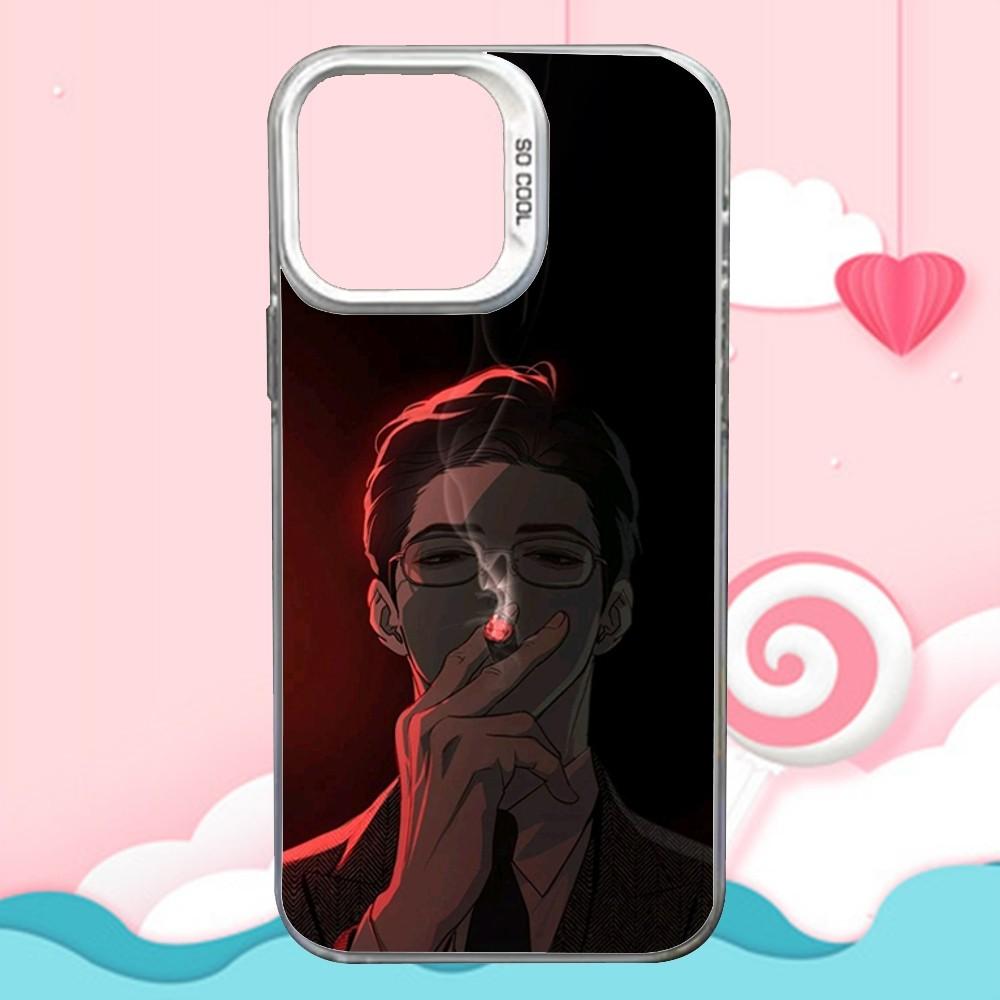 Comics J-Joo Jaekyung Phone Case For iPhone 16,15,14,13,12,11,Mini,Pro,SE,MAX White Matte Shockproof Cover
