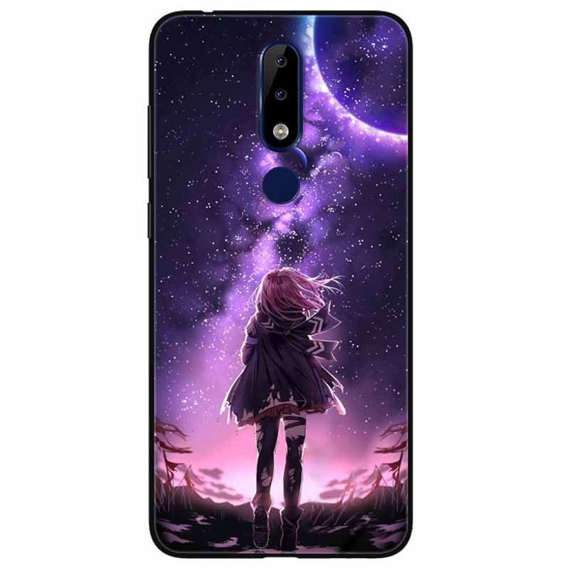 For Nokia 5.1 Plus Case Soft Silicone Cartoon Fashion TPU Phone Cases for Nokia X5 Cover 5.1Plus Cute for NokiaX5 Protective