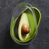 Avocado Food Storage Box Space Saver Plastic Fruit Container for Kitchen Crisper Vegetable Organizer Bag