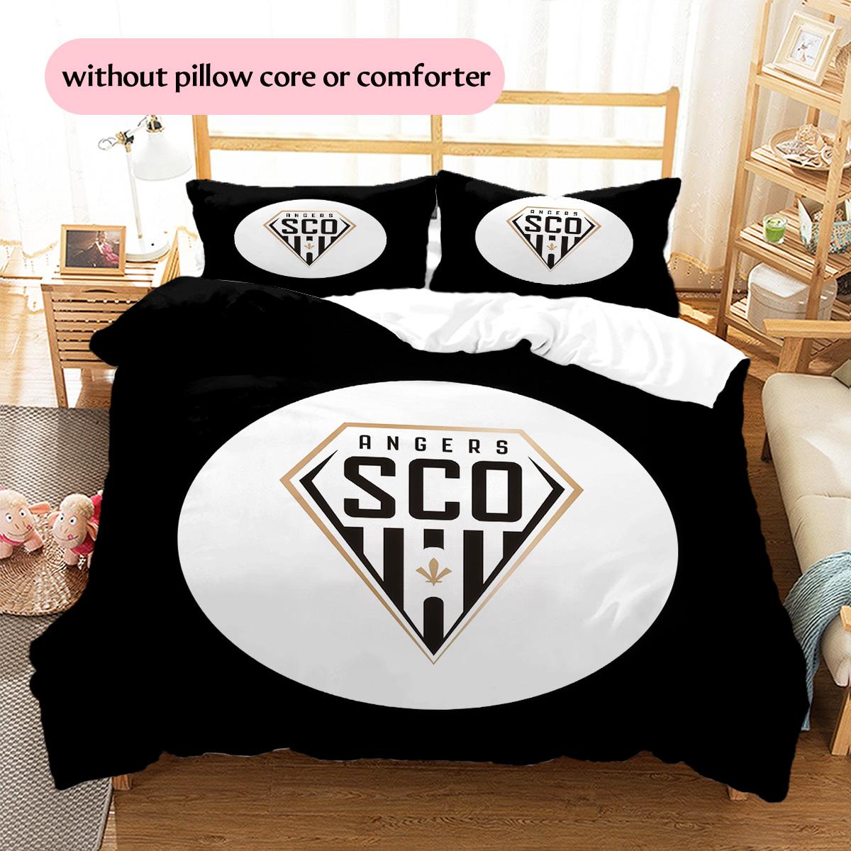 

Angers SCO Pattern Bedding Quilt Set Home Decoration Gift (1 * duvet cover + 2 * pillowcase without core) 135x200cm