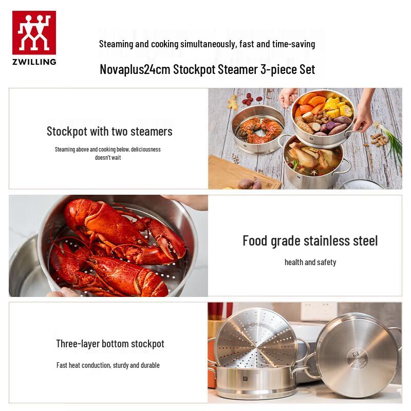 Zwilling 17-Piece Cookware & Knife Set