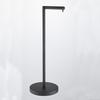 Freestanding Stainless Steel Tissue and Towel Holder with Storage, No-Drill Bathroom Toilet Paper Stand
