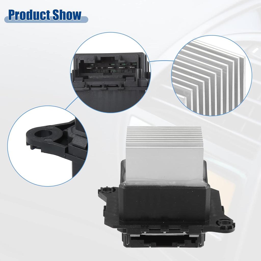 ACROPIX Blower Motor Resistor Replacement Fit for Subaru Forester - Pack of 1 Black Silver Tone