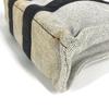 Hermes Sacquain PM Tragetasche Handtasche Toile H / Leder Schwarz/grau