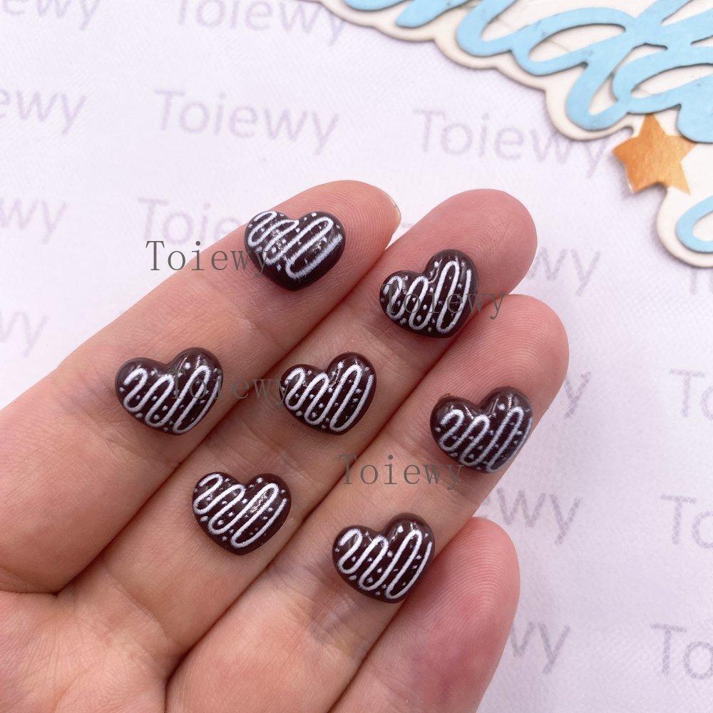 50pcs Resin Mini Colorful Christmas Decor Cartoon Magic Wand Cake Popsicle Figurine Flatback Stone Nail Art Scrapbook DIY Crafts