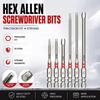 3/6PCS Strong Magnetism Electric Screwdriver Bits Set Hex Shank Screwdriver Bits  For Impact Drill