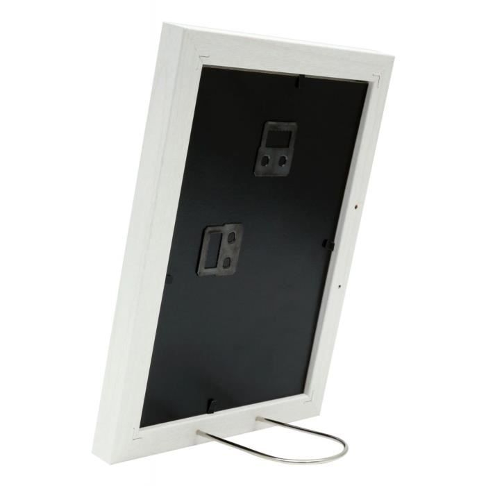 Cadre photo - deknudt - s66k - mdf - 30x45 cm - passe-partout 20x30 cm - blanc