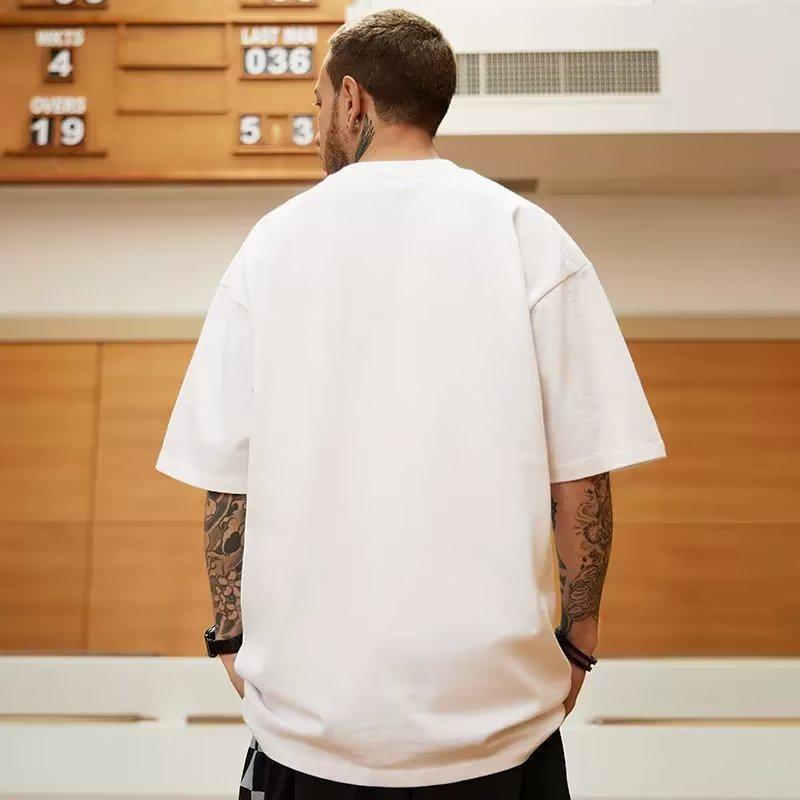 

Однотонная мужская рубашка большого размера с подсветкой, черно-белая, M-8XL L