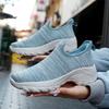 2025 New Spring Soft-soled Fly-woven Mesh Breathable One-pedal Women's Casual Single Shoes Fashion Trend