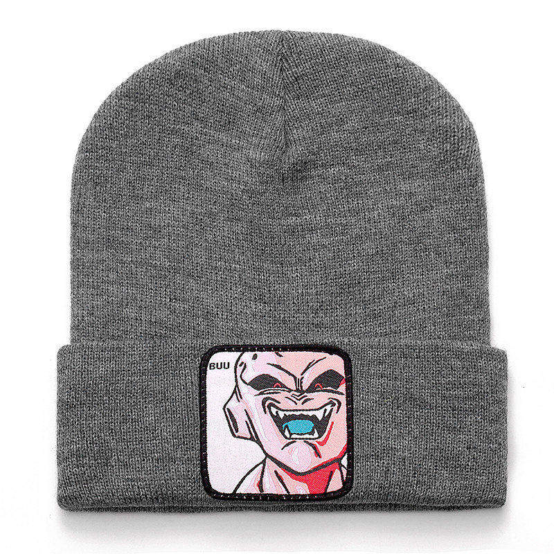 MAJIN BUU Beanie High Quality Cotton Casual Beanies for Unisex Women Warm Knitted Winter Hat Fashion Solid Unisex Cap
