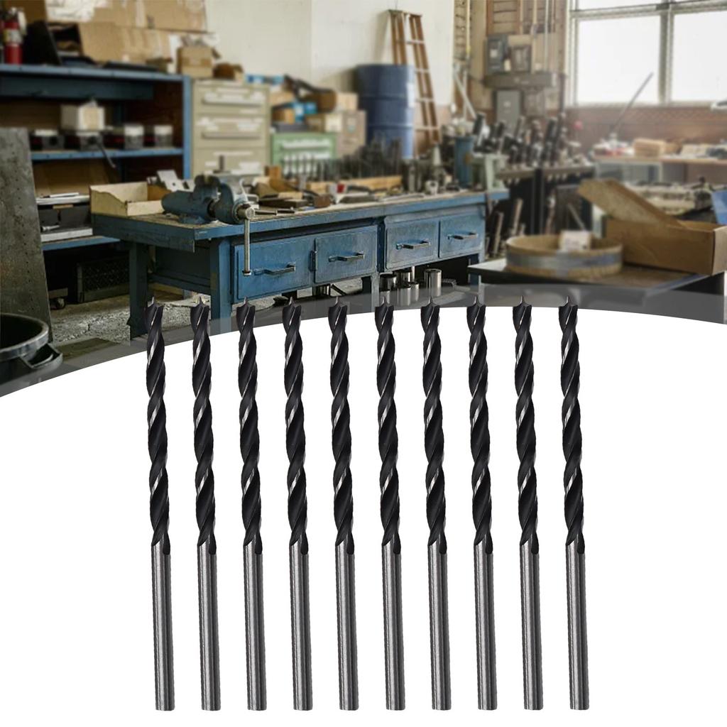 10 X 3mm Drill Bit Diameter Wood Drills With Center Point Portable Premium