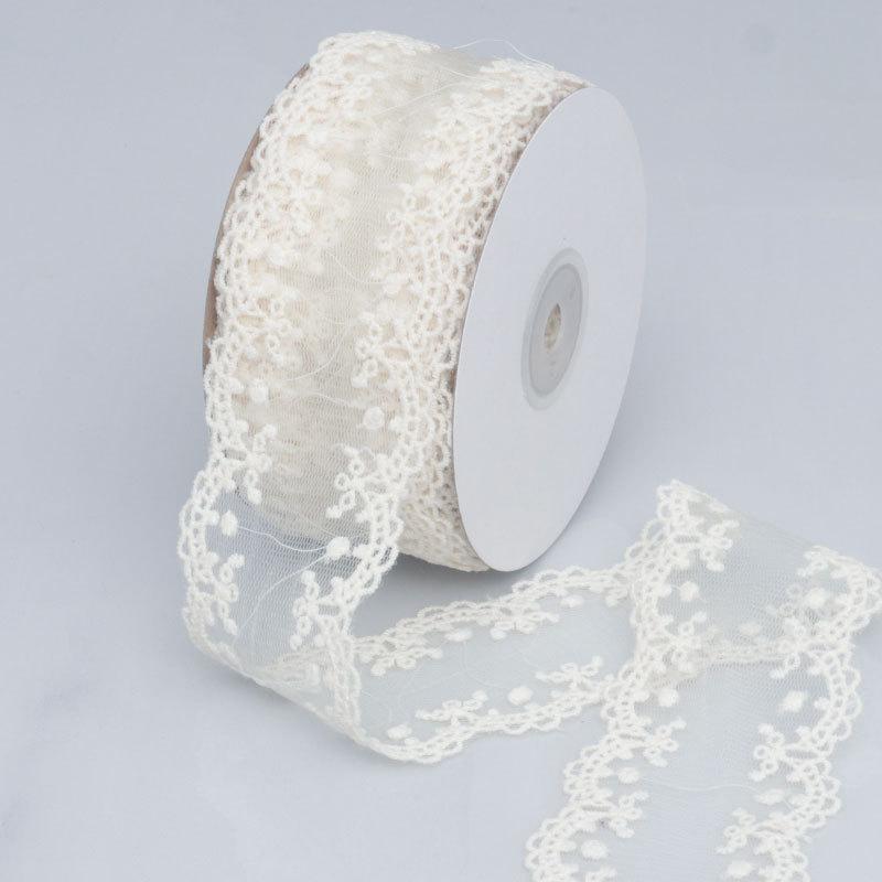 

Элегантный кружевной жаккардовый узор, вышивка, ажурная кружевная лента, сделай сам, бант, украшения для волос, цветы, упаковка, соломенная шляпа, одежда, края, лента, поделки, изготовление лент 5cm*5 Yards