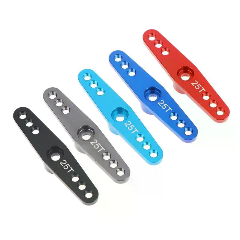 Aluminum Alloy RC Servo Arm 25T Steering Servo Dual Arm For RC Car Crawler Large Torque Digital Coreless Servo Parts