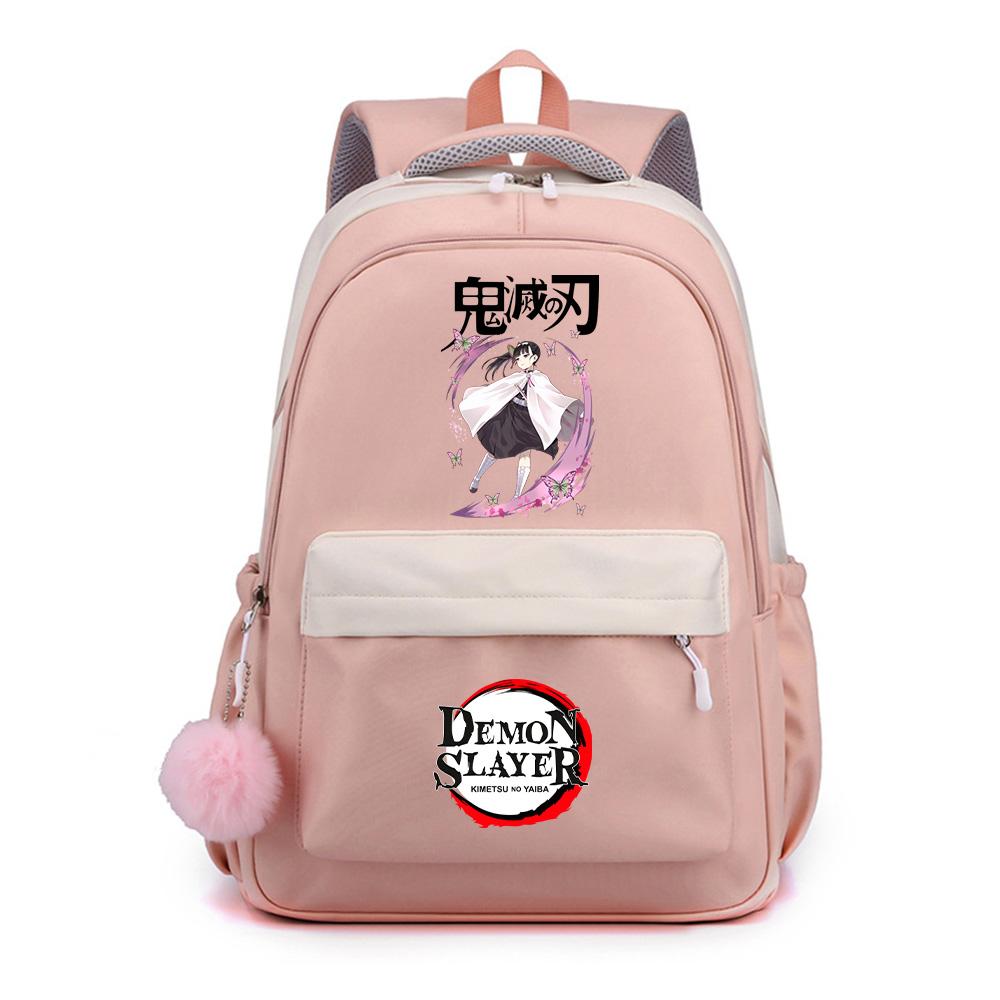 Anime Demon Slayer Printed Backpack for Teenger Student Girl Boy Schoolbag Bookbag Gift Women Large Capacity Waterproof Travel Bag Mochila