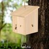 Wood Bee Trap Nature Hangable Wood Carpenter Bee Traps Outdoor Nature Rustic Catching Device For Outdoor Orchard Farm Garden