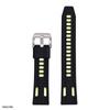STAPELP Silikon-Uhrenarmband Hohe Dichte 20mm 22mm Gummi Zweifarbig Sport Wasserdicht Zweifarbiges Silikon-Uhrenarmband