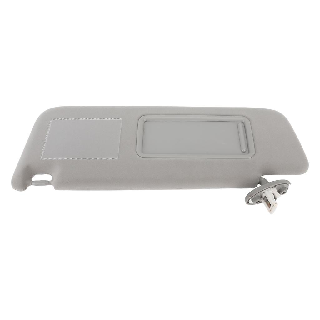 Car Sun Visor Gray Multifunctional Rugged Durable Side Sun Visor with Lamp and Mirror For Land Cruiser Prado Left: