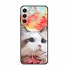 For Samsung A24 Cases A14 A24 A54 A34 5G Lovely Painted Cat Soft TPU Silicon Cover For Samsung Galaxy A54 5G Cover A 24 Bag