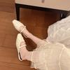 Fairy style flats pointed elegant fashion noble women's shoes comfortable and lightweight new shoes bag head slippers