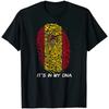 Its In My DNA Spanish Flag Fingerprint TShirt 100 Cotton ONeck Short Sleeve Summer Casual Unisexs Tshirt Size S3XL