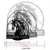 Exquisite Hand Crafted Metal Horse Wall Art Personalized Welcome Sign Housewarming Gift