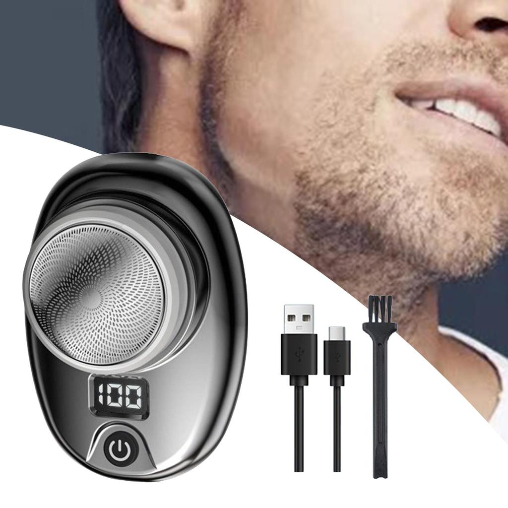 Mini Electric Shaver for Men Beard Compact Lightweight Mini Electric for Men for Travel Leg Office Home Mustache